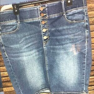 Women's Blue Denim Skirt